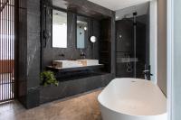 A bathroom at Perianth Hotel
