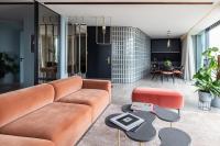 A seating area at Perianth Hotel