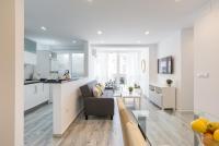 A kitchen or kitchenette at Berlanga, apartamento en el centro