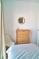 Posteľ alebo postele v izbe v ubytovaní Fabulous Penthouse Downtown Tarifa, Maestro Apartments
