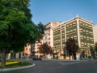 a large building on a street in a city at Ramon Berenguer IV in Lleida