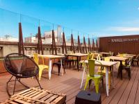A balcony or terrace at Kabul Party Hostel Barcelona