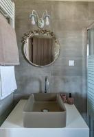 A bathroom at Kyma seaview Apartments, Episkopi beach Rethymno