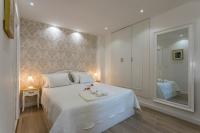 Posteľ alebo postele v izbe v ubytovaní Split Center Apartments