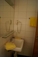Koupelna v ubytování Haus Bergleben