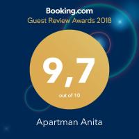 Certifikát, ocenenie alebo iný dokument vystavený v ubytovaní Apartman Anita