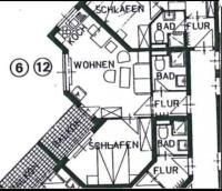 Půdorys ubytování Appartement ZweiteHeimat