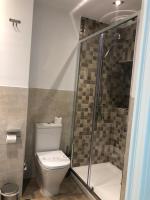 Koupelna v ubytování Hotel tres estrellas Casa Maribona Gela