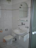 Koupelna v ubytování Hotel Růže