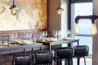 Restoran või mõni muu söögikoht majutusasutuses Fliegerdeich Hotel & Restaurant