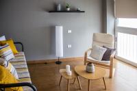 Posezení v ubytování Acogedor apartamento con vista al mar