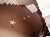 a group of birds on the ceiling of a room at Khan Hotel in Kaohsiung