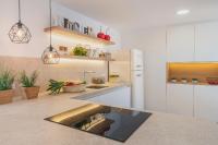Kuchyň nebo kuchyňský kout v ubytování Mariners Apartment