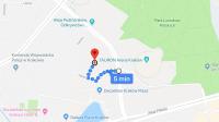 Plán poschodí v ubytovaní Apartament Kraków Arena