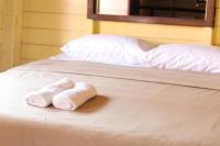 Postel nebo postele na pokoji v ubytování Baankhon Private room in Thai house Check in by yourself code inbox Adult Only