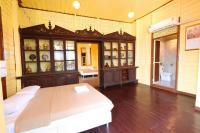 Postel nebo postele na pokoji v ubytování Baankhon Private room in Thai house Check in by yourself code inbox Adult Only