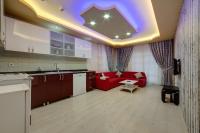 Kuchyň nebo kuchyňský kout v ubytování Mersin Vip House Hotel