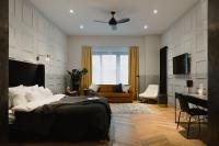 TG Hotel Apartments Budapestにあるベッド