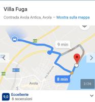 Plán poschodí v ubytovaní villa Fuga