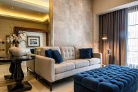 a living room with a couch and a table at Marsella 45 in Hermosillo