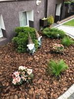 Ogród w obiekcie Ferienwohnung Anna Swinemünde Rycerska
