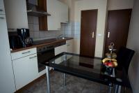 Kuchyň nebo kuchyňský kout v ubytování Apartments Hotel Petersburg