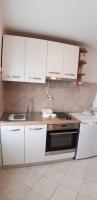 Kuchyň nebo kuchyňský kout v ubytování Studio Apartment MojMir
