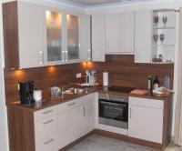 Kuchyň nebo kuchyňský kout v ubytování Ferienwohnung am Rosengarten