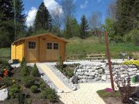 Zahrada ubytování Ferienwohnung am Rosengarten