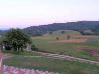 a view of a field from a house at Agroturism Stara Štala in Borut