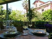 A garden outside Avgi Garden House Chania with private entrance