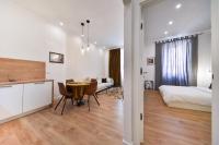 Posteľ alebo postele v izbe v ubytovaní Center Simeon apartment