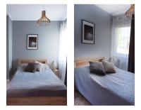 Posteľ alebo postele v izbe v ubytovaní Apartamenty France Faktura VAT