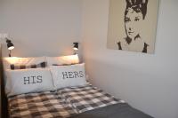 Posteľ alebo postele v izbe v ubytovaní Apartament w Parku Planty