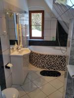 Koupelna v ubytování Apartmá Doubek