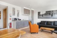 Kuchyň nebo kuchyňský kout v ubytování Stay Apartments Einholt