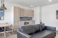 Kuchyň nebo kuchyňský kout v ubytování Stay Apartments Einholt