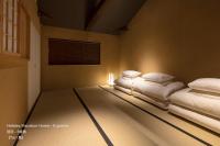 THE MACHIYA VILLA 三条しらかわ小路にあるベッド