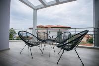 A balcony or terrace at Anemos Luxury Apartments