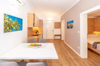 Posteľ alebo postele v izbe v ubytovaní Apartments Kricin II