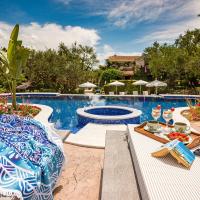 The swimming pool at or close to Ktima Kourou