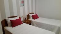 Posteľ alebo postele v izbe v ubytovaní Apartamentos Timón Puerto