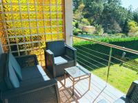 A balcony or terrace at Beautiful house in Cangas near the beach