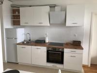 Kuchyň nebo kuchyňský kout v ubytování Apartman STAR