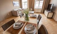Posezení v ubytování Letna Garden Suites