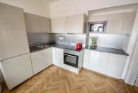 Kuchyň nebo kuchyňský kout v ubytování Letna Garden Suites