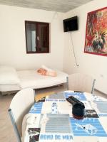 Posteľ alebo postele v izbe v ubytovaní Hit apartment