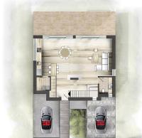 The floor plan of Linde Villas