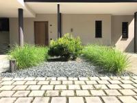A garden outside Linde Villas
