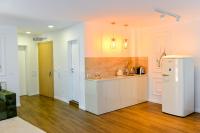 Kuchyň nebo kuchyňský kout v ubytování Boutique Apartments Blagoevgrad